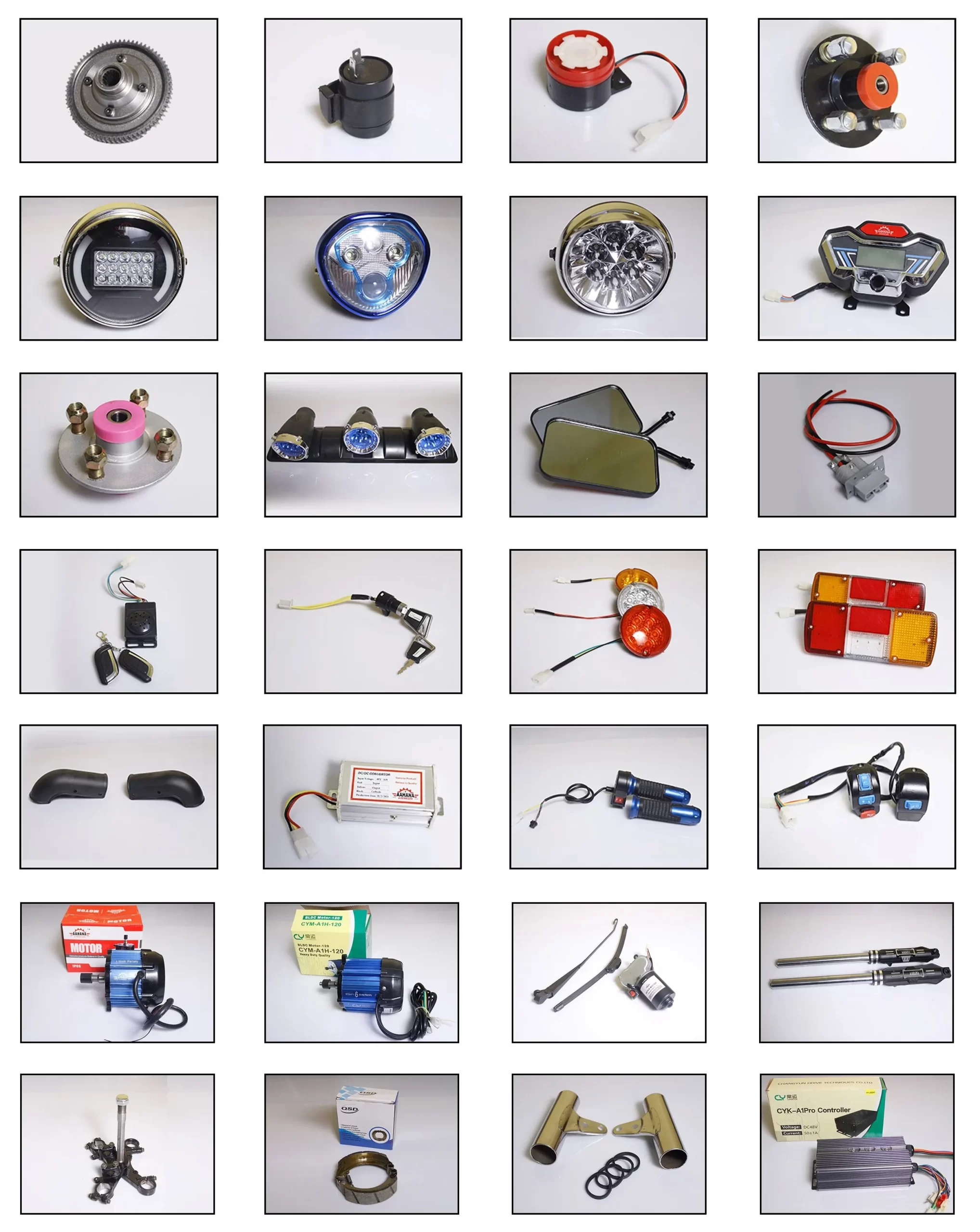 All Aahana EV spare parts are available
