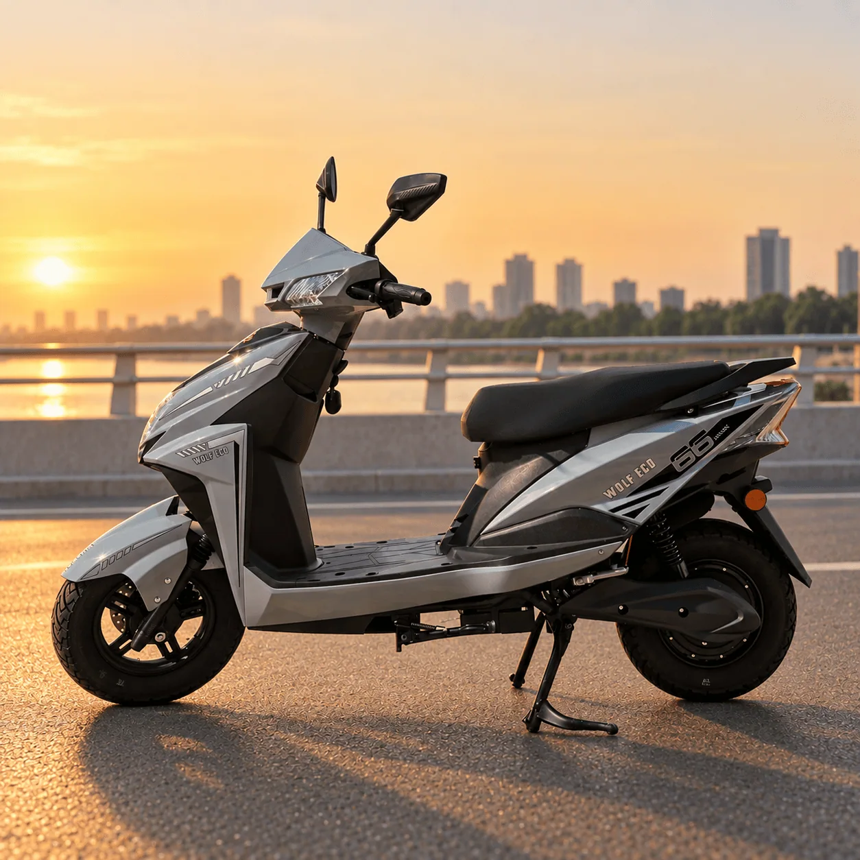 Aahana Wolf Eco E-Scooty